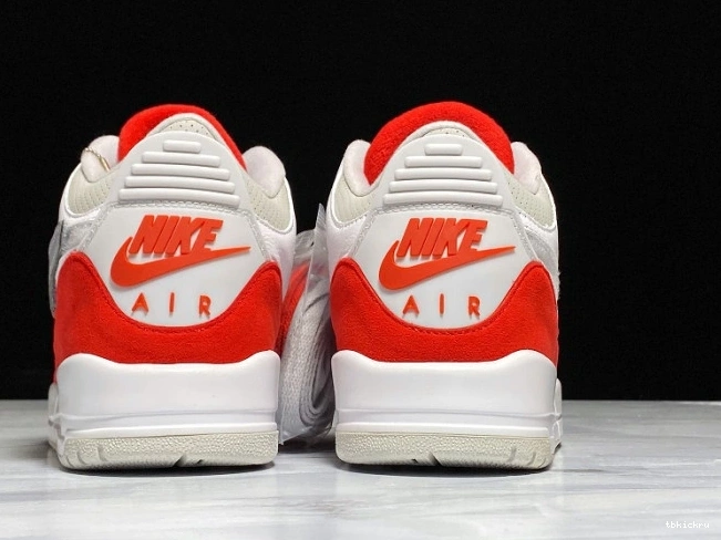 Rep TBkick Retro Air 3 University White Tinker Red Jordan CJ0939-100 0716